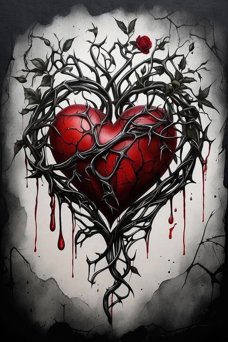 "Heart of Thorns" Commissioned Hueforge