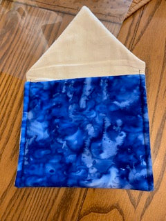 Handcrafted Blue Baked Potato Bag