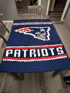 Patriots Chunky Blanket