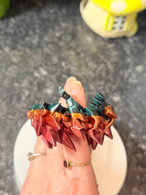 Multicolor articulated dragon