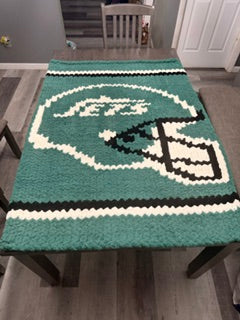 Jets Chunky Blanket