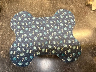 Dog Bowl Mat - Puppy Paws and Bones