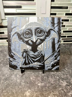 Artistic Rendering of Dobby(Hueforge) Plaque