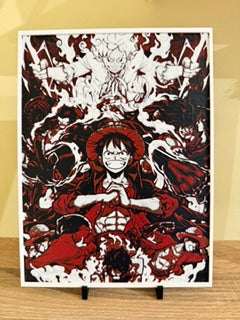 Artistic Rendering of Luffy Evolution (Hueforge)