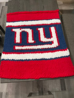 New York Football Giants Chunky Blanket