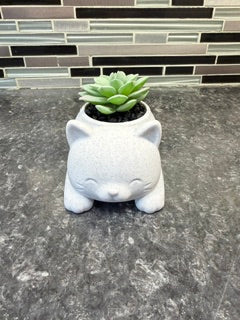 Cat Planter Decorative Succulent Holder