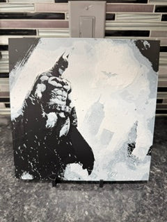 Artistic Rendering of Batman (Hueforge) Plaque