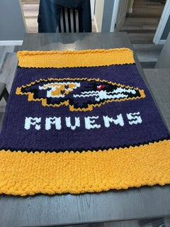 Baltimore Ravens Chunky Blanket