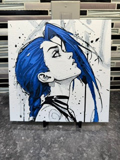Artistic Rendering of Arcane Jinx (Hueforge) Plaque