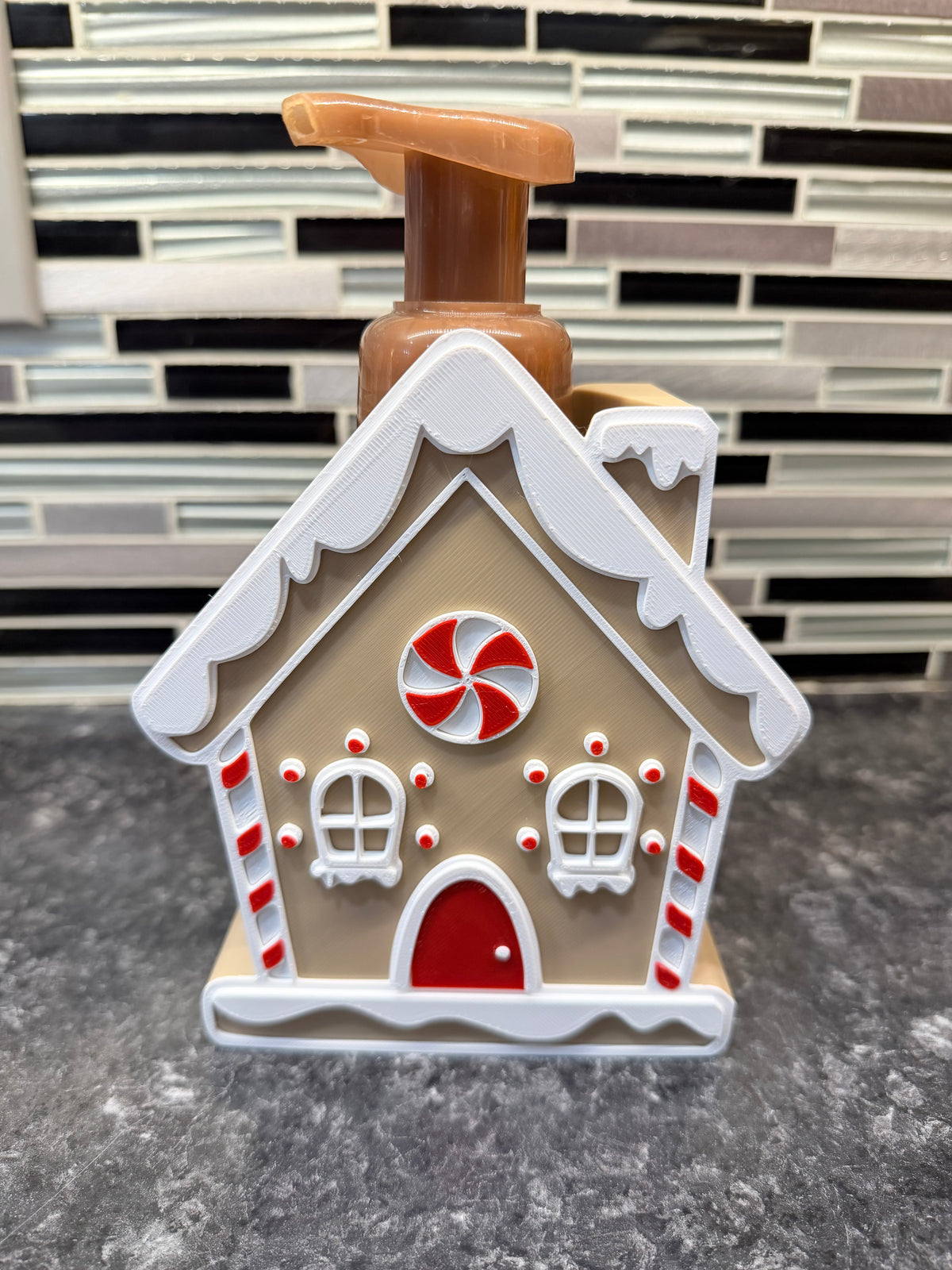 Ginger Bread Soap Dispenser Holder