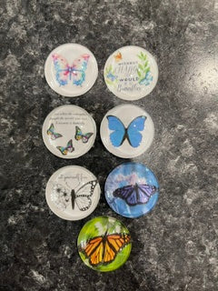 Magnet set Butterflies