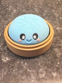 3D printed dumpling with clicker