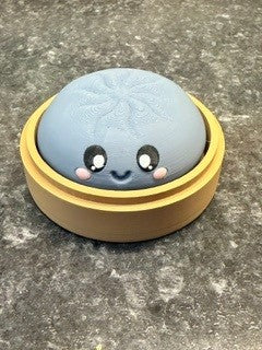 3D printed dumpling with clicker