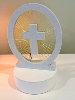 "Floating Cross" Decor