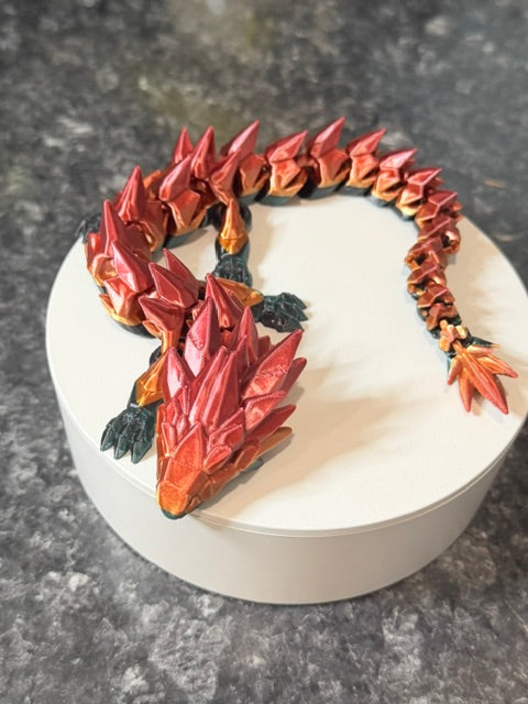 Multicolor articulated dragon