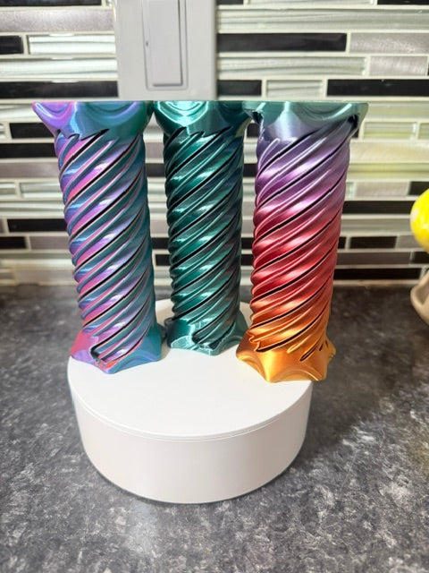 Multicolor passthrough towers