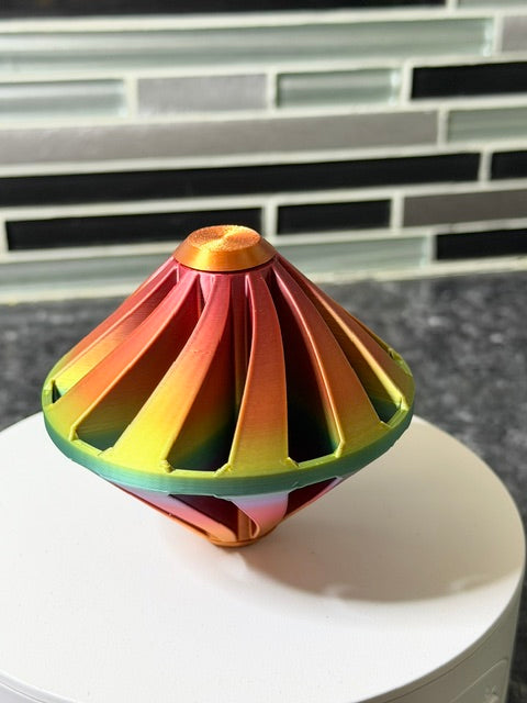 Multi-colored fidget spinner