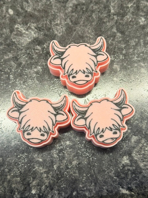 Highland cow clicker fidget