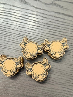 Highland cow clicker (brown)