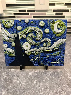Artistic rendering of Starry Night