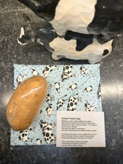 Baked Potato Bag - Cow Print