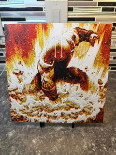Artistic Rendering of Juggernaut (Hueforge) Plaque