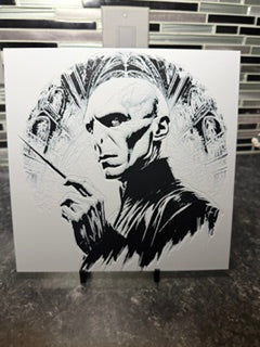 Artistic Rendering of Voldemort (Hueforge) Plaque
