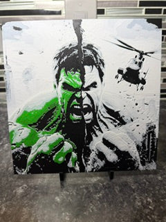 Artistic Rendering of Hulk (Hueforge) Plaque