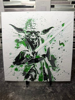 Artistic Rendering Yoda Hueforge