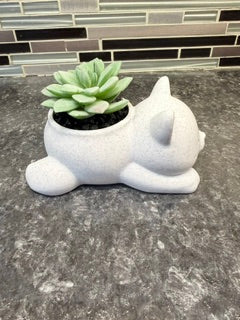 Cat Planter Decorative Succulent Holder