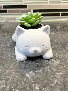 Cat Planter Decorative Succulent Holder