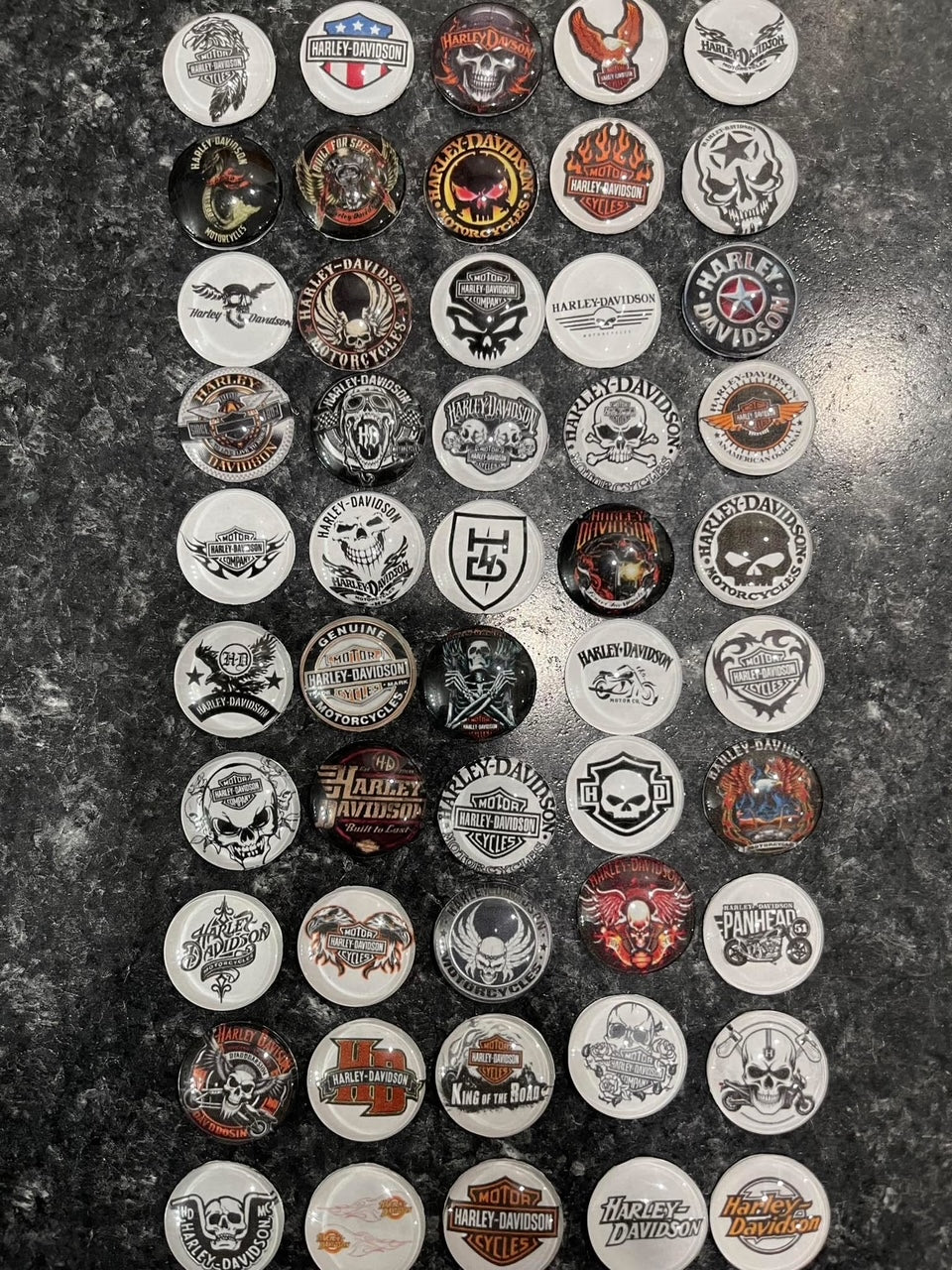 Harley Davidson Magnet Set