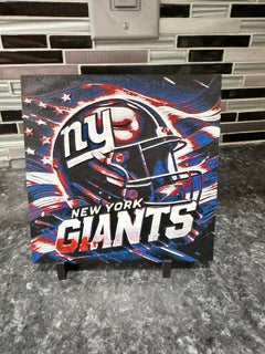 Artistic Rendering of New York Football Giants (Hueforge) Plaque