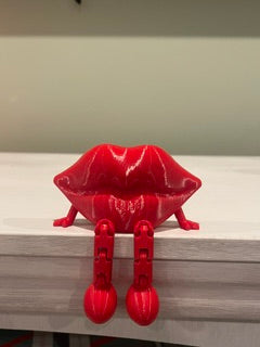 Heart, Lips, Tulip with articulating legs
