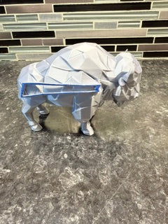 Geometric 3D printed Buffalo
