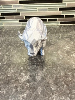 Geometric 3D printed Buffalo
