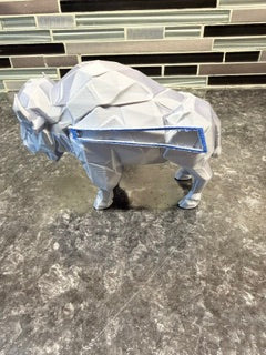 Geometric 3D printed Buffalo