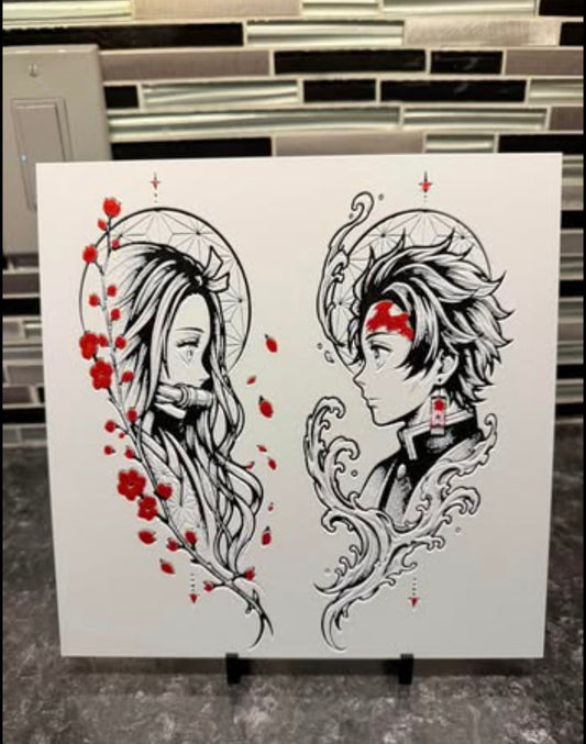 Demon Slayer Tanjiro and Nezuko Hueforge