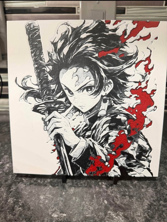 Tanjiro Kamado Demon Slayer Hueforge