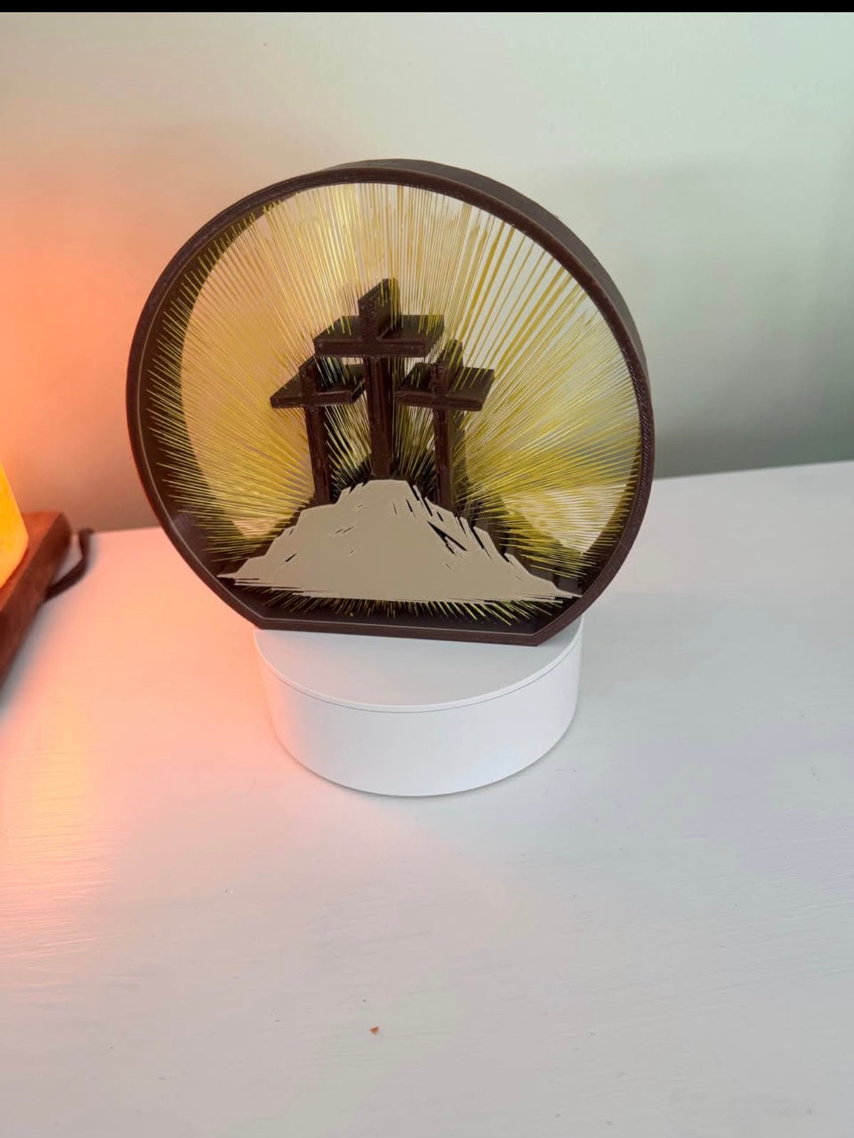 3D Printed Calvary Hill String Art