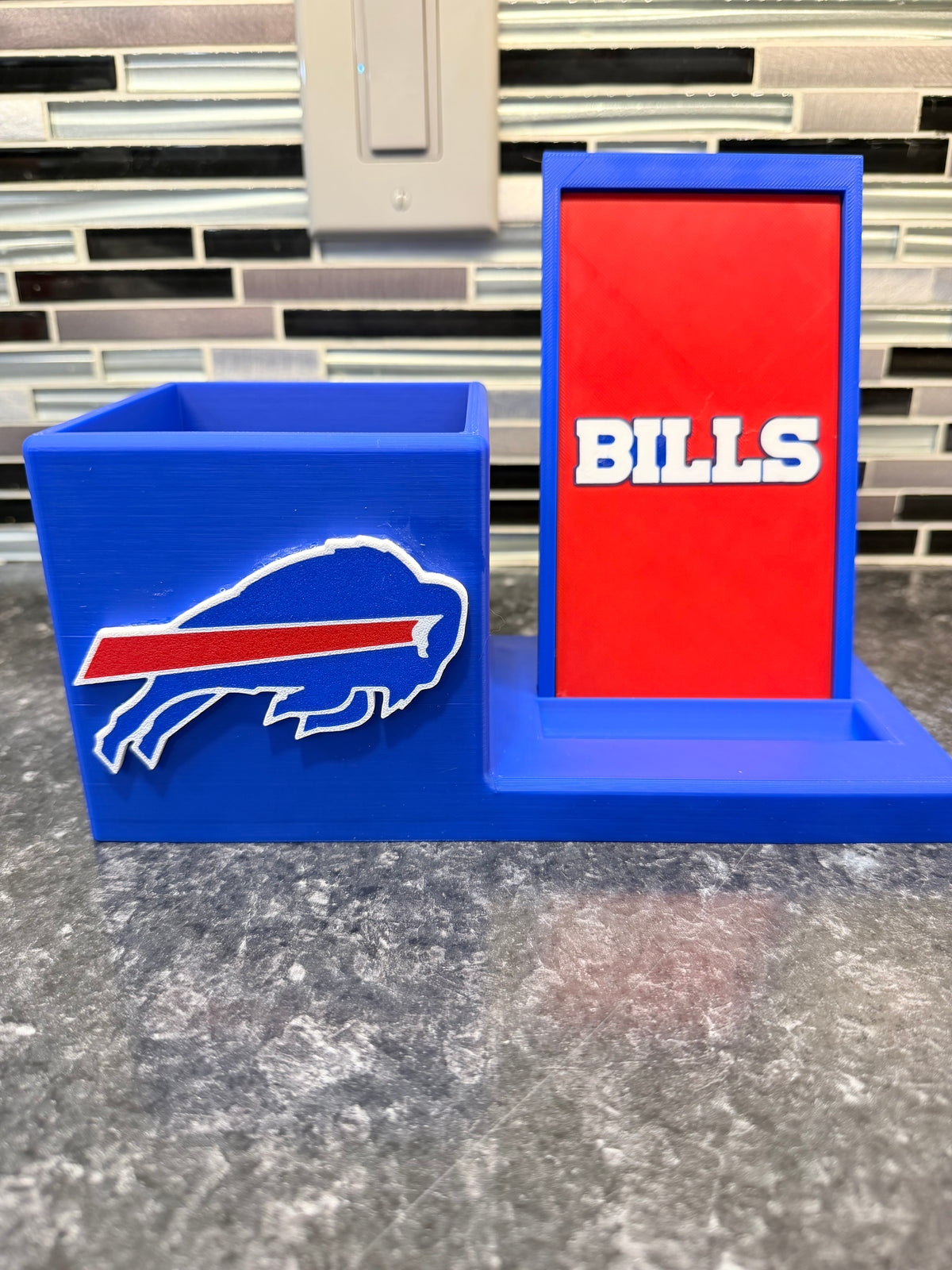 Buffalo Bills Desktop Organizer and Cell Phone Holder