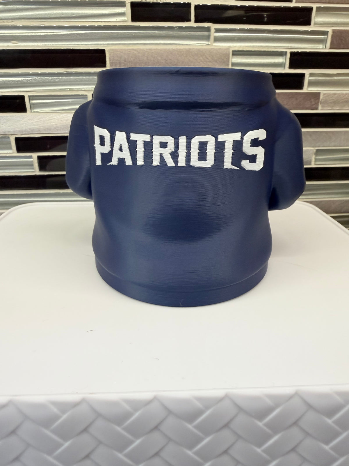 "New England Patriots" Hoodie 12 oz Can Koozy