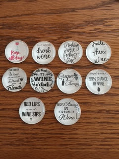 Magnet set Wine
