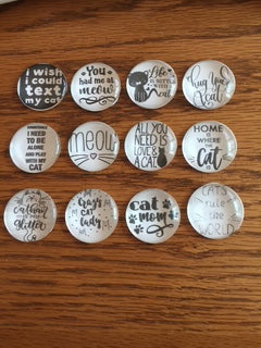 Magnet set Cat Dad and Mom