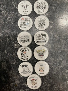 Magnet set Cow Quotes